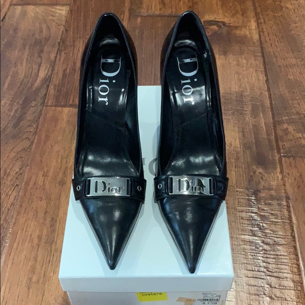 DIOR BLACK HEALS SIZE 8